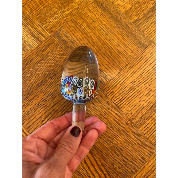 Millefiori Glass Bottle stop - Picture 2 of 5